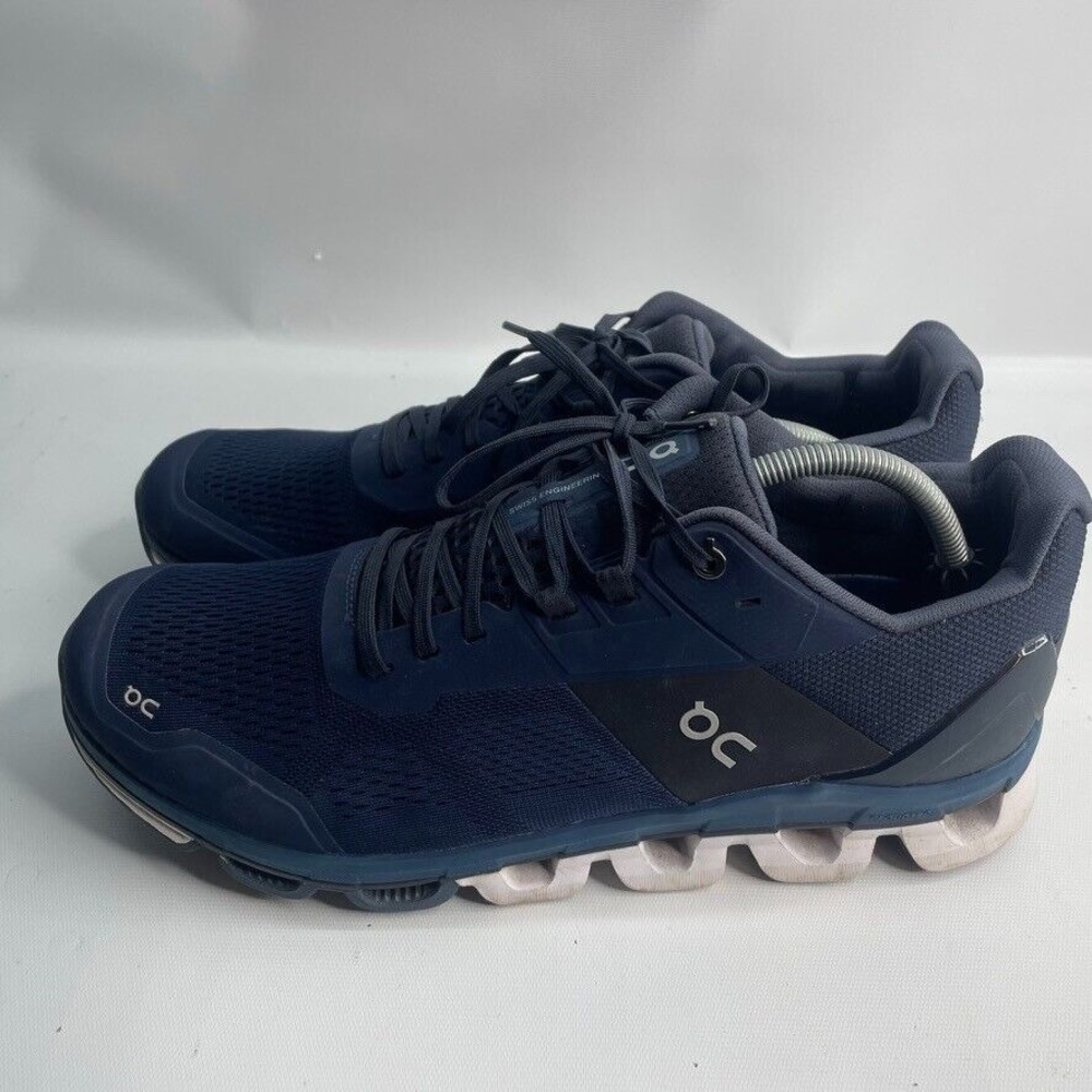 On Cloudace Men's Shoes Sneakers Running Walking Gym Navy White 50.99559 Size 13 - Picture 4 of 10